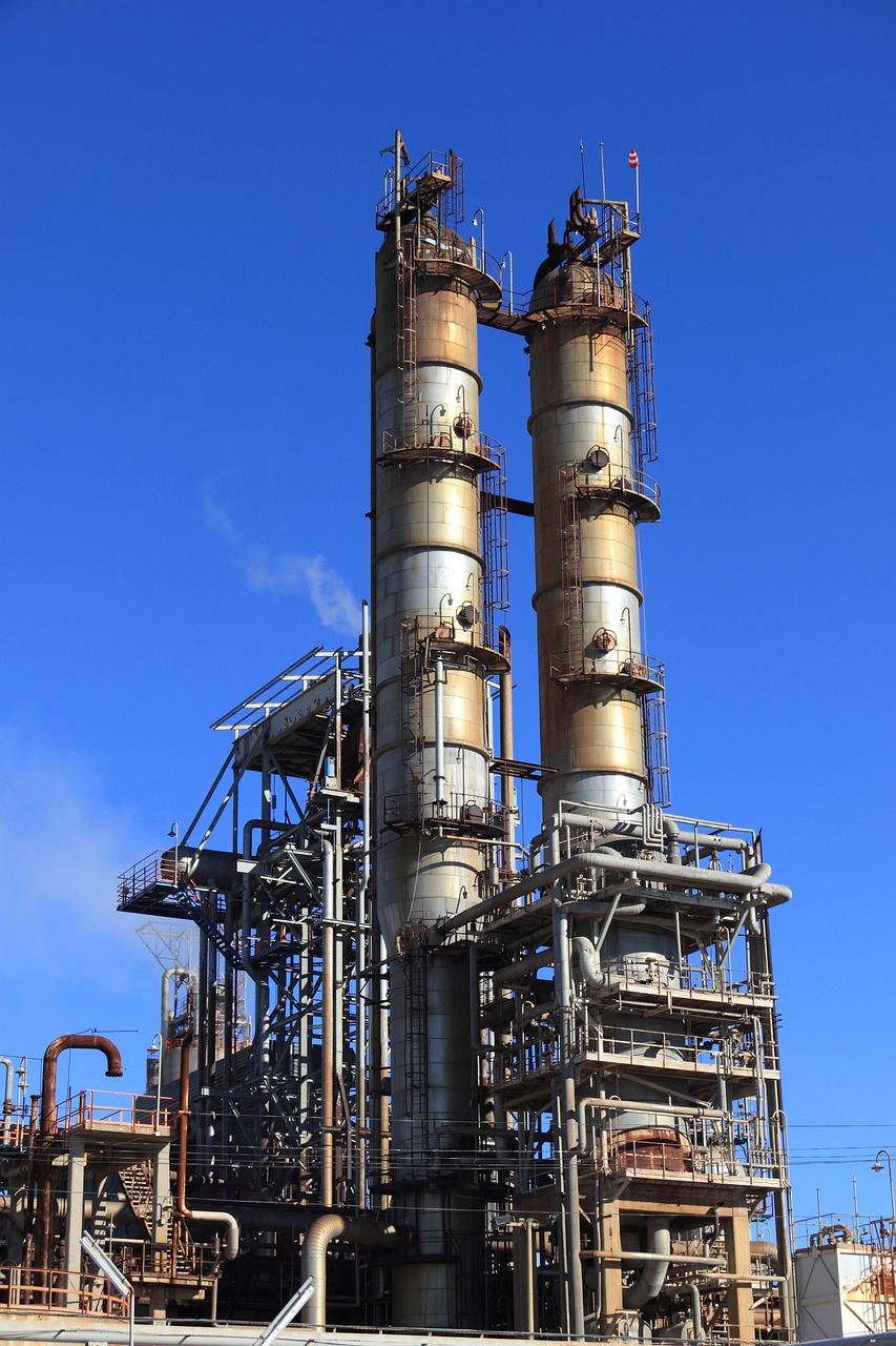 spain, industry, equipment, plant, nature, production, blue industry